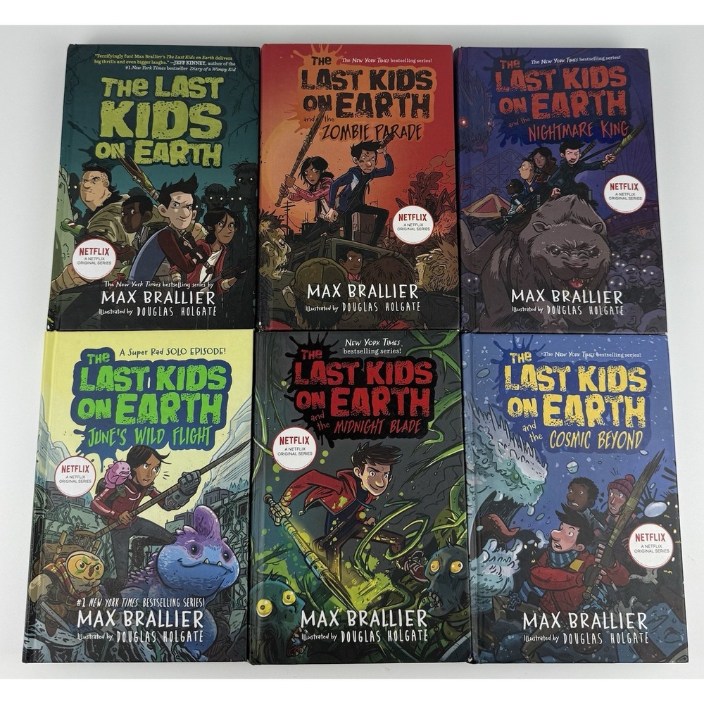 The Last Kids on Earth Hardcover Book Lot 6 Max Brallier Zombie Parade & More